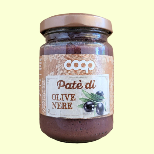 COOP + Lọ 130g + SỐT Ô LIU ĐEN / Ý / Black Olive Pasta Sauce