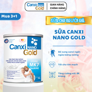 Sữa Canxi Nano Gold - Sữa Canxi Cho Người Già: Hỗ Trợ Xương Khớp, Ngăn Ngừa Loãng Xương - Hộp 900g, 400g