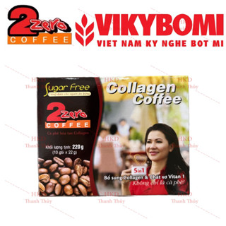 Cà phê sữa hòa tan Collagen 5in 1 dành cho người kiêng đường