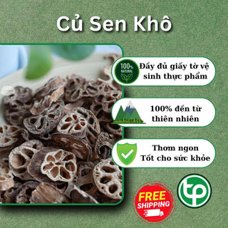 [Hàng Công Ty] Củ sen sấy khô - hàng thơm cao cấp - túi lớn loại 500gram