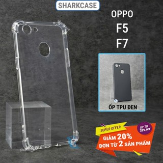 Ốp lưng Oppo F5 / F5 youth / F7 chống bẩn viền cạnh vuông bảo vệ camera điện thoại nhựa dẻo tpu