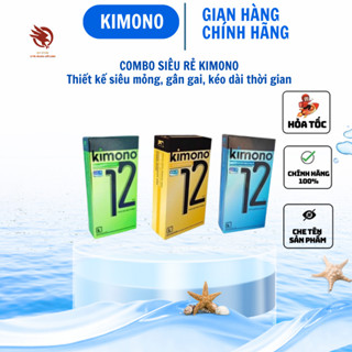 Bao cao su Kimono, Thiết Kế siêu mỏng cao cấp, kéo dài thời gian, nhiều gai kích thích