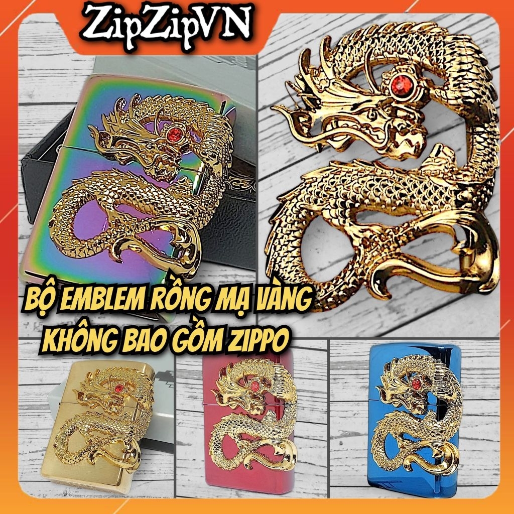 Mảnh Emblem dán trang trí Zippo