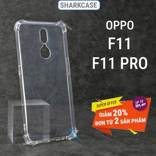 Ốp lưng Oppo F11, F11 Pro nhựa dẻo trong suốt silicon cao cấp chống sốc bảo vệ camera sharkcase