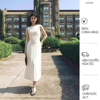 D.CHIC Váy xòe tay chờm 1 bên MS:2813770