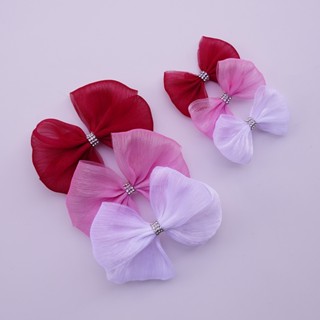 Nơ voan trang trí đồ em bé, áo, túi, băng đô handmade