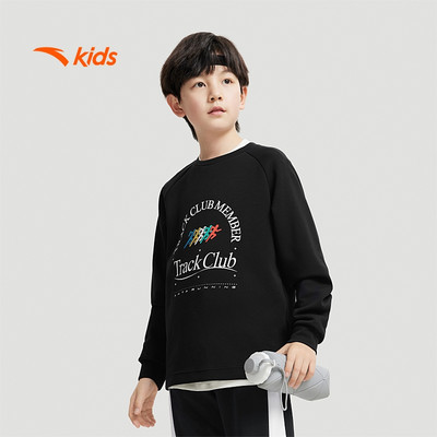 ANTA KIDS Áo Sweater Dài Tay Bé trai Running Big Kids 7-14 Years Knitted Pullover 3524C5702