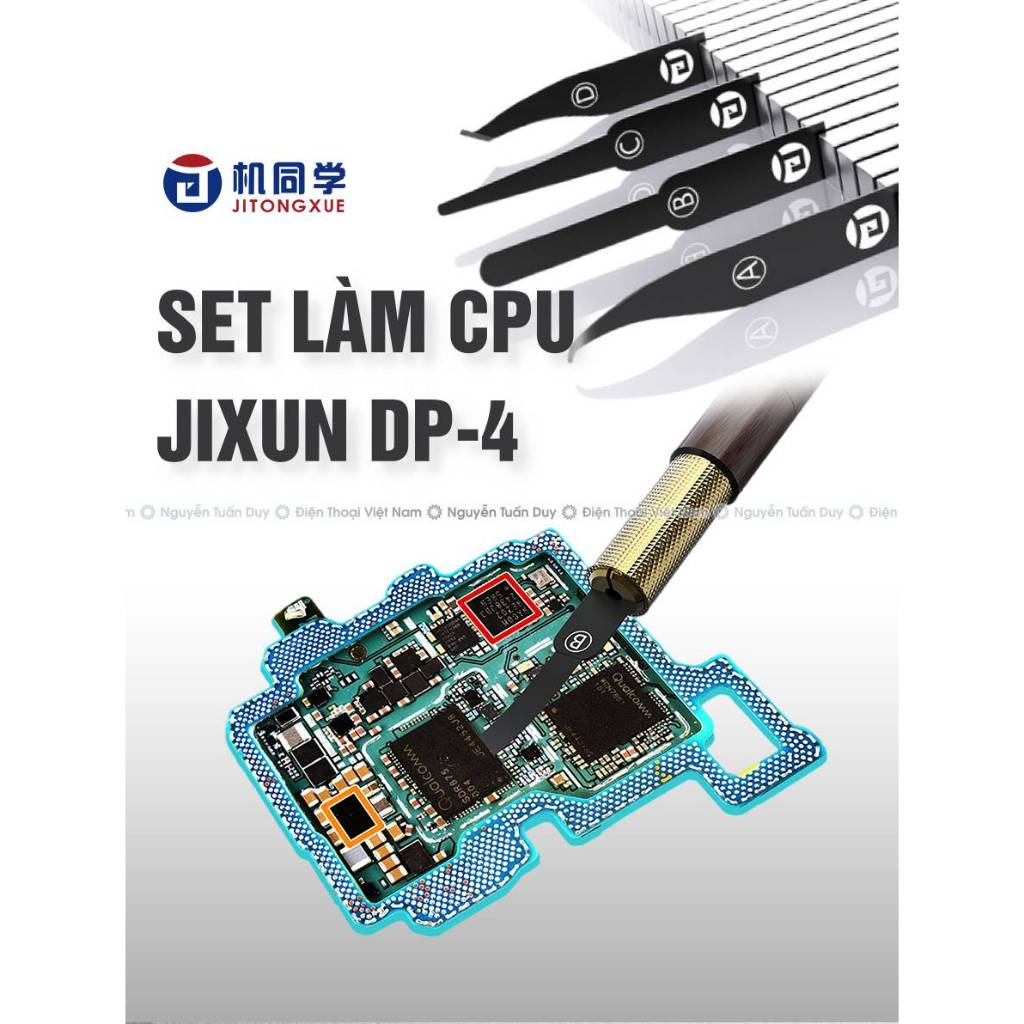 Set 4 lưỡi làm CPU JTX DP-4