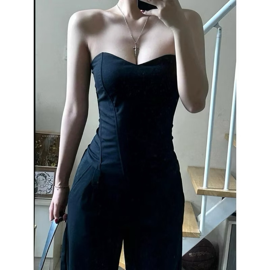 Áo body cúp ngực khoá Lưng có chốt chống tụt Noire Top ( có bigsize) | BigBuy360 - bigbuy360.vn