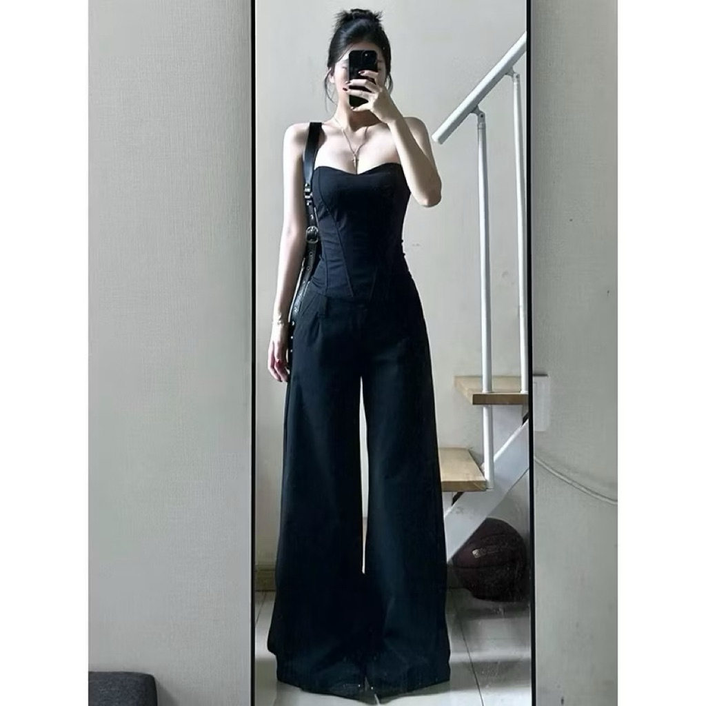 Áo body cúp ngực khoá Lưng có chốt chống tụt Noire Top ( có bigsize) | BigBuy360 - bigbuy360.vn
