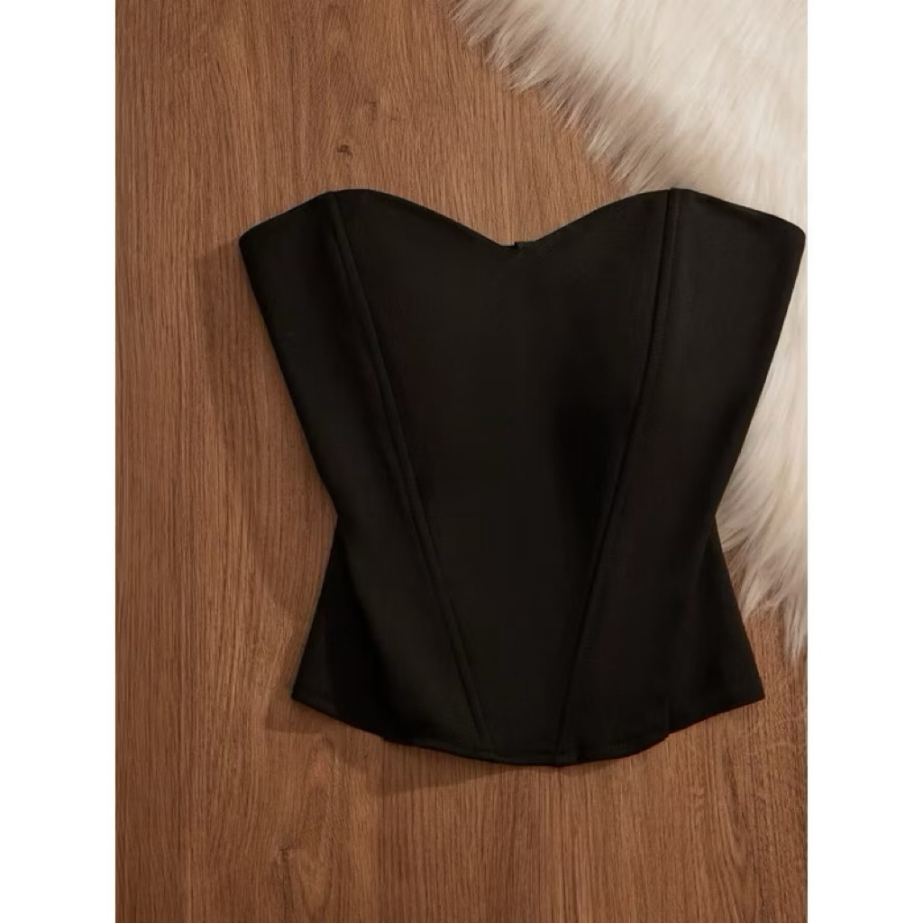 Áo body cúp ngực khoá Lưng có chốt chống tụt Noire Top ( có bigsize) | BigBuy360 - bigbuy360.vn