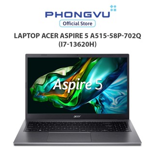  Laptop Acer Aspire 5 A515-58P-702Q  i7-13620H  Onboard graphics  16GB  512GB  Windows 11  -  Bảo hành 24 tháng 