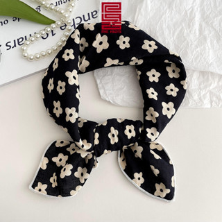 Khăn bandana quàng cổ - Khăn turban trùm đầu vuông họa tiết hoa cỏ - phụ kiện đi biển vibe summer Re1925 Studio TUR14