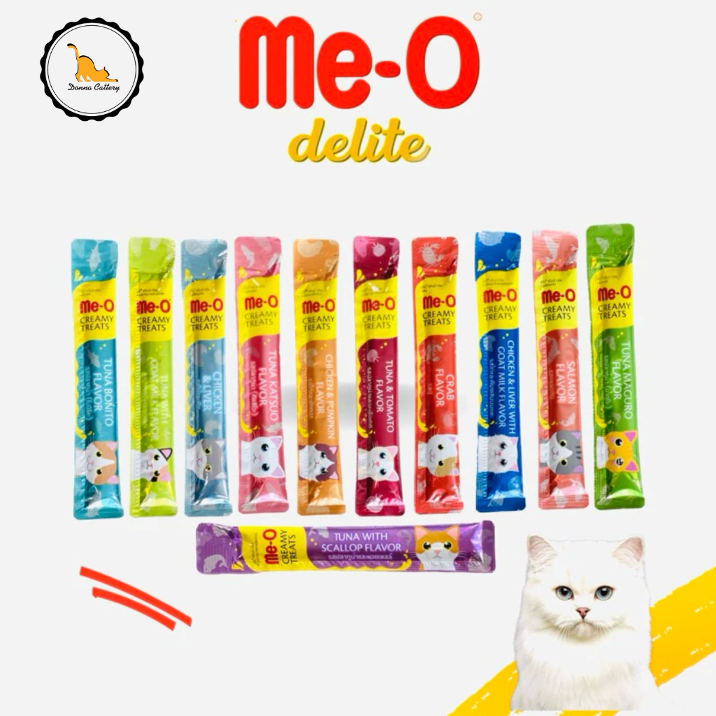ME-O CREAMY TREAT MIX VỊ CHO MÈO - SÚP THƯỞNG CHO MÈO 15G