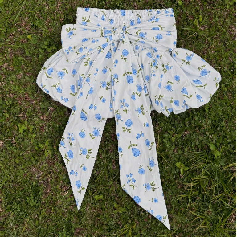 NAVIE - [2 IN 1] Chân váy/Áo NINGNING dáng bí bo chun phối dây thời trang nữ | BigBuy360 - bigbuy360.vn