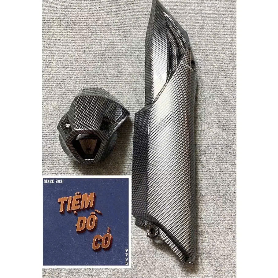 BỘ ỐP PÔ VÀ CHỤP ĐÍT PÔ CHO WINNER V1 CARBON