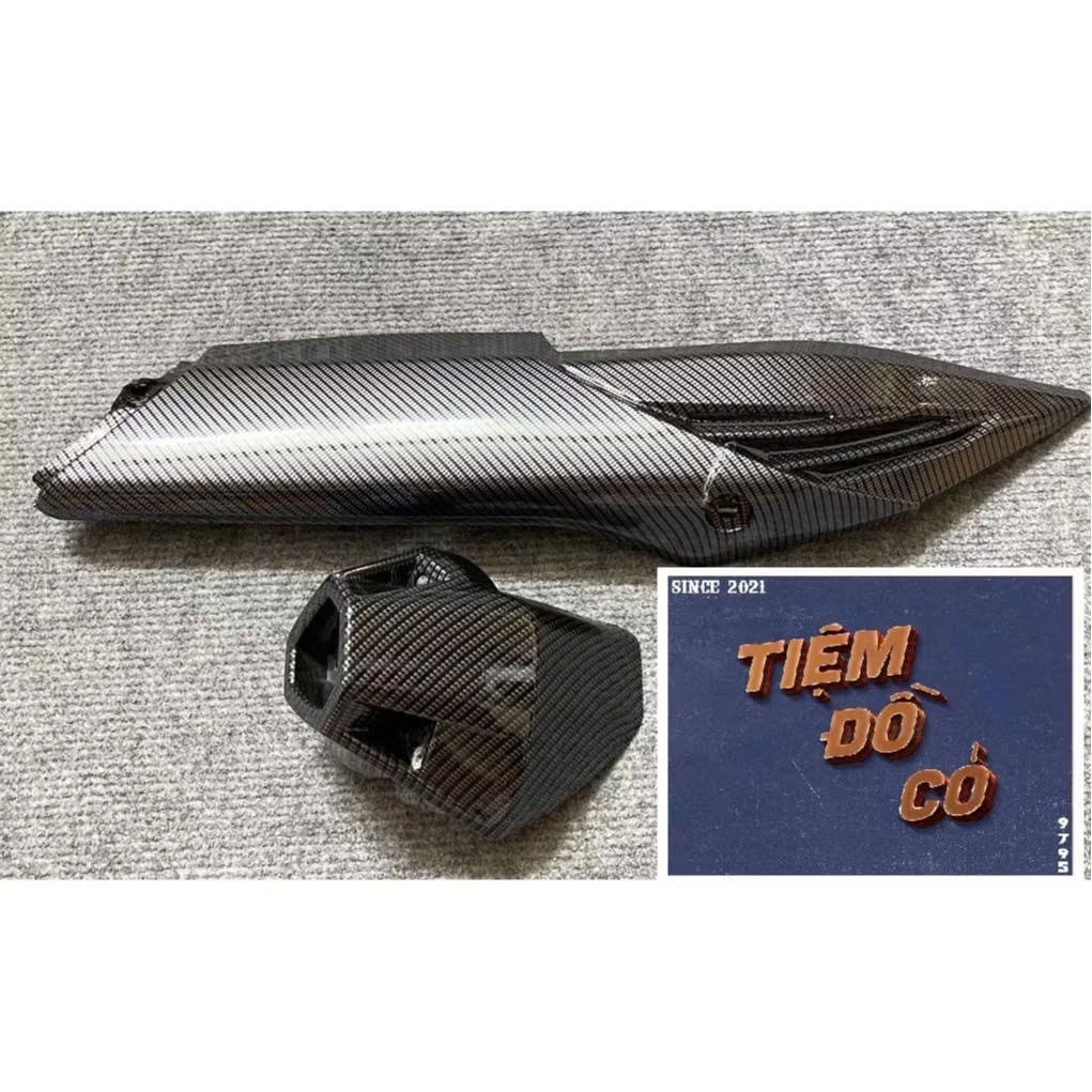 BỘ ỐP PÔ VÀ CHỤP ĐÍT PÔ CHO WINNER V1 CARBON