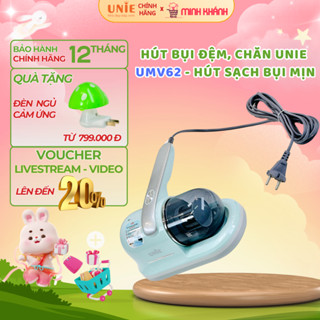 Máy hút bụi chăn đệm Unie 350w UMV62  - Lực hút khoẻ, sạch bụi mịn, diệt khuẩn bằng UV, lõi lọc Hepa