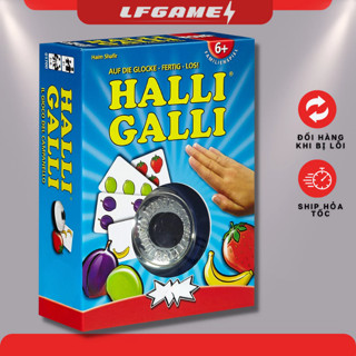   Gồm chuông  Bộ Trò Chơi Board Game Halli Galli Nhanh Tay Lẹ Mắt Tiếng Anh Vui Nhộn 