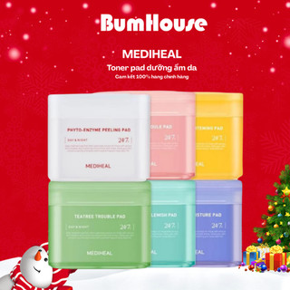  Toner Pad MEDIHEAL Tea Tree Watermide Collage Madecassoside Retinol Phyto Dưỡng ẩm da 180 ml 90 miếng 100 miếng 