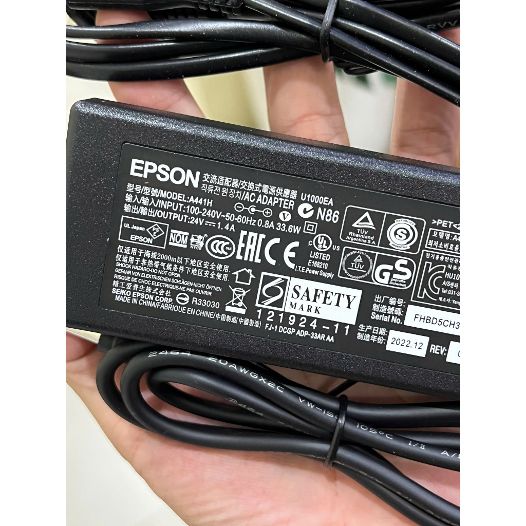 ADAPTOR NGUỒN CHO ĐÀN CASIO 24V (bộ dây nguồn adapter chân kim)