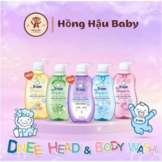 [Chính Hãng Tem CTy Đại Thịnh] Sữa Tắm Gội Toàn Thân Dnee Organic 200ml/380ml/800ml [Date mới]
