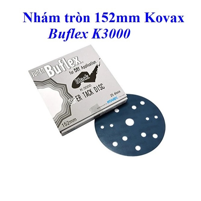 Nhám mài hạ cam 6inch (152mm) K3000 Kovax Dry Buflex Nhật -  KOVAX DRY BUFLEX K3000 SONQUANGPHU323