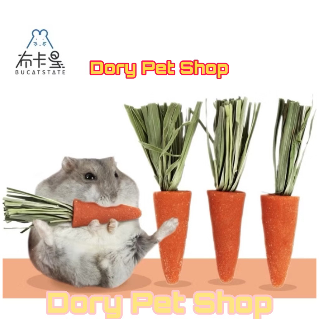 Cà rốt mài răng mini hãng BUCASTATE cho hamster