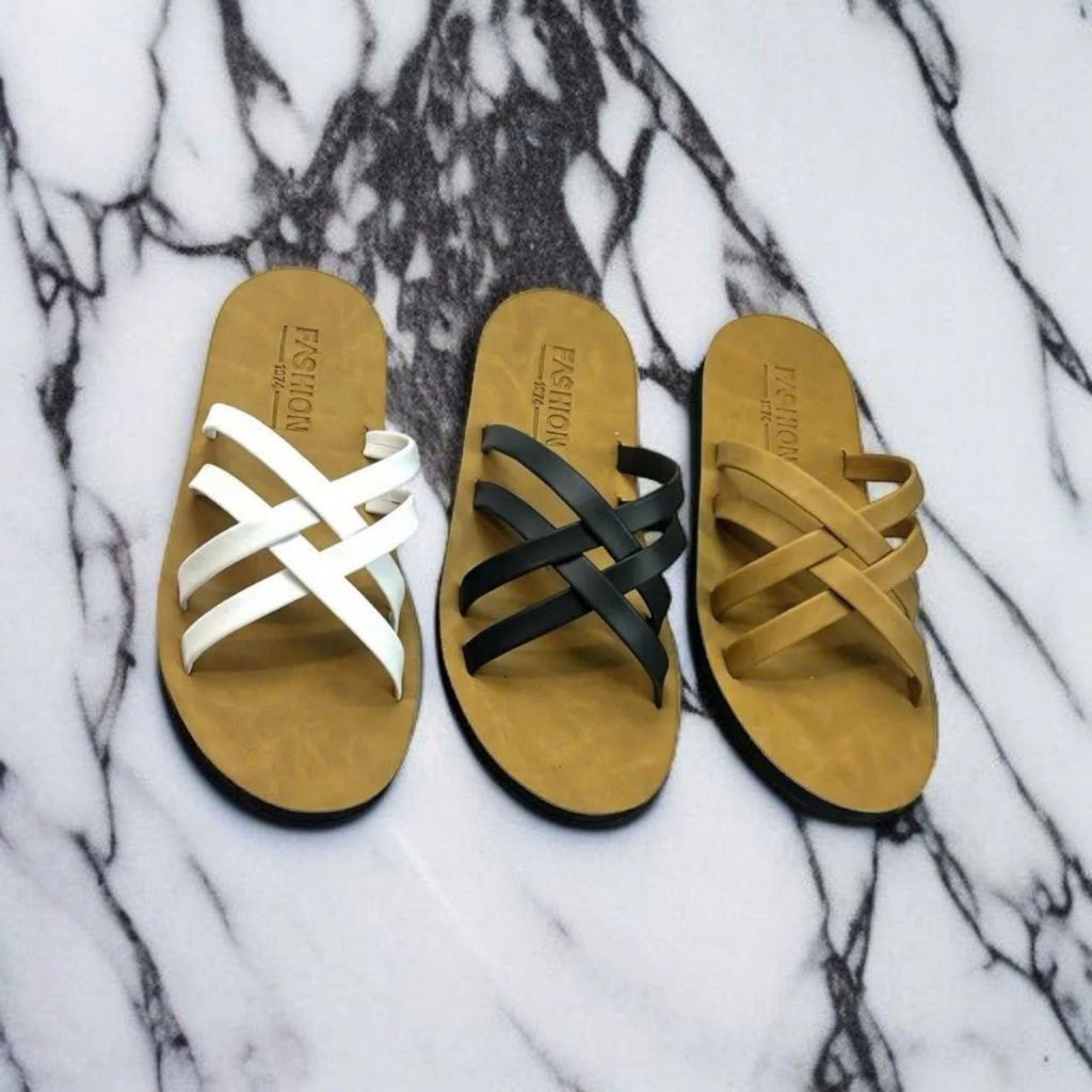 dép quai chéo phối nhiều dây dành cho nam nữ