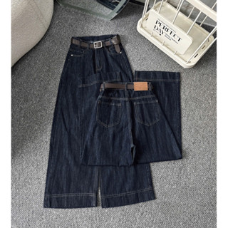  Quần Jean Suông Nữ QC Bacsic Xanh Than 88 93 98 104cm  873  