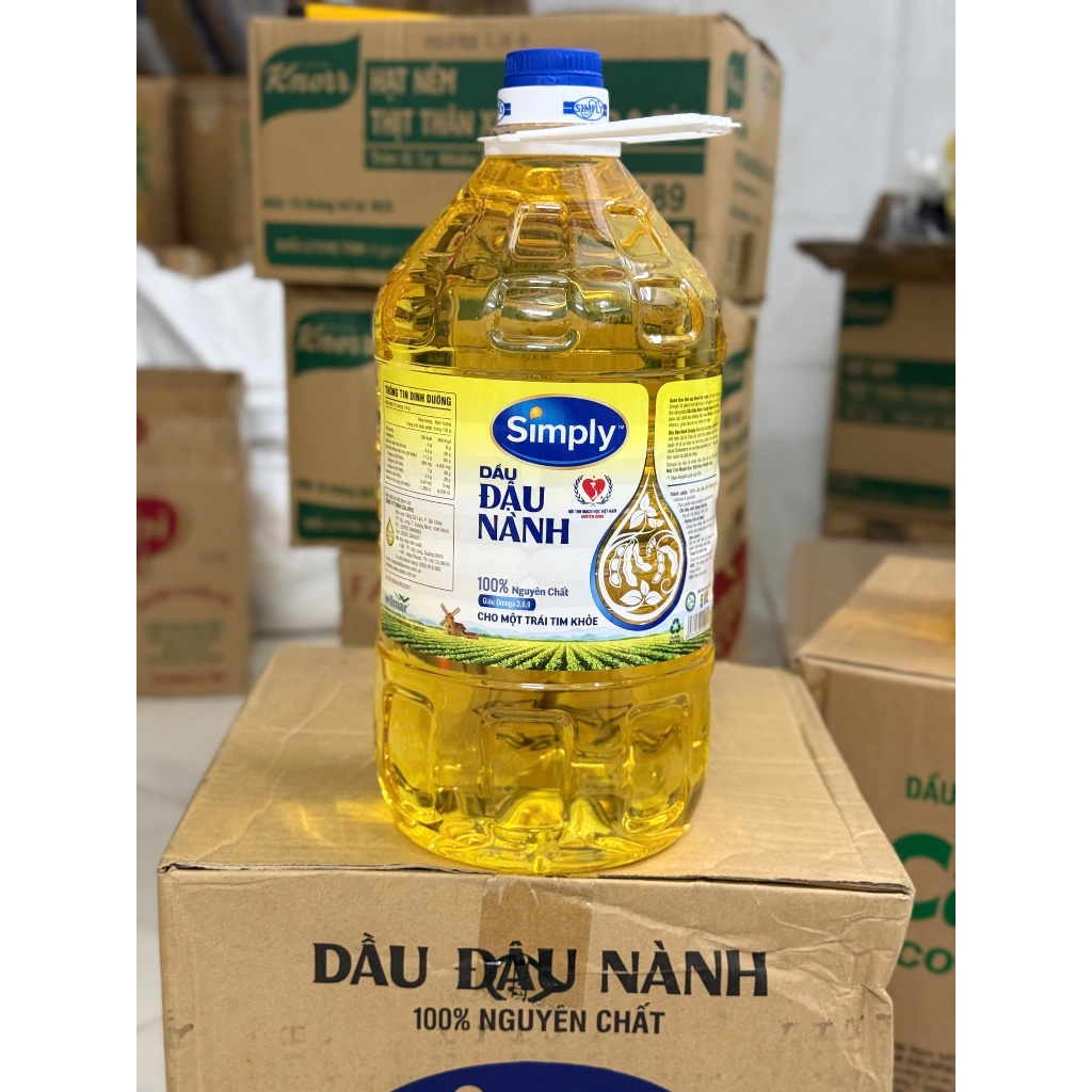  Dầu SIMPLY Đậu Nành 5L Nguyên Chất 