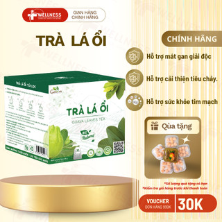  Trà lá ổi trà lá ổi giảm cân túi lọc GOCE Tan mỡ giảm cân ngừa tiểu đường hộp 20 gói 