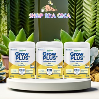 Nutifood Sữa bột Growplus Immunel Imunel Sữa non 800gr date mới