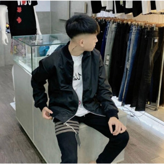 [HOT] ÁO KHOÁC GIÓ TRƠN NAM NỮ TIỆN NGHI BẮT MẮT DỄ PHỐI ĐỒ, ÁO KHOÁC BOMBER ĐƠN GIẢN NHƯNG VẪN HOT