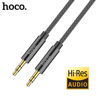 Cáp nối âm thanh Audio Hifi Hoco Dây 2 đầu 3.5mm jack loa bọc dù siêu bền bỉ chắc chắn chiều dài 1m 2m