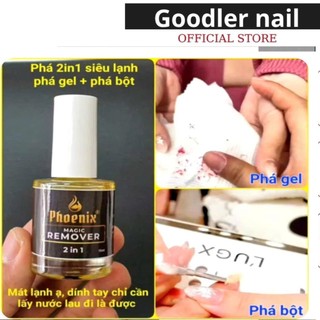 🎀PHÁ GEL PHOENIX 2IN1 CHUYÊN PHÁ GEL + PHÁ BỘT