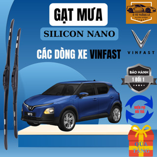 Gạt Mưa Ô Tô VINFAST VF5, VF3,6,7,8,9, LUX_A, SA, VFe34, Fadil ... Lưỡi Silicon NANO Gạt Sạch. VF3K