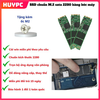 Ổ cứng SSD chuẩn M.2 sata 2280 hàng bóc máy cài win miễn phí + tặng kèm ốc bắt main chuẩn M2