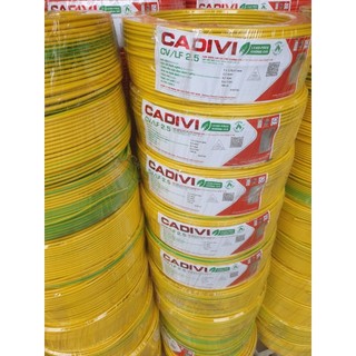 Dây điện cadivi CV4.0 ( Dây đơn, Cuộn 100m)
