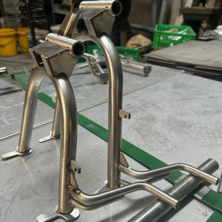   CHỐNG ĐỨNG CAO HƠN ZIN   inox 304 cho các dòng xe   kèm cốt + lò xo   