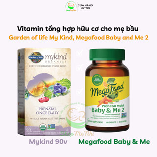  Vitamin bầu hữu cơ Garden of Life Mykind Once Daily Megafood Baby and Me 2. 