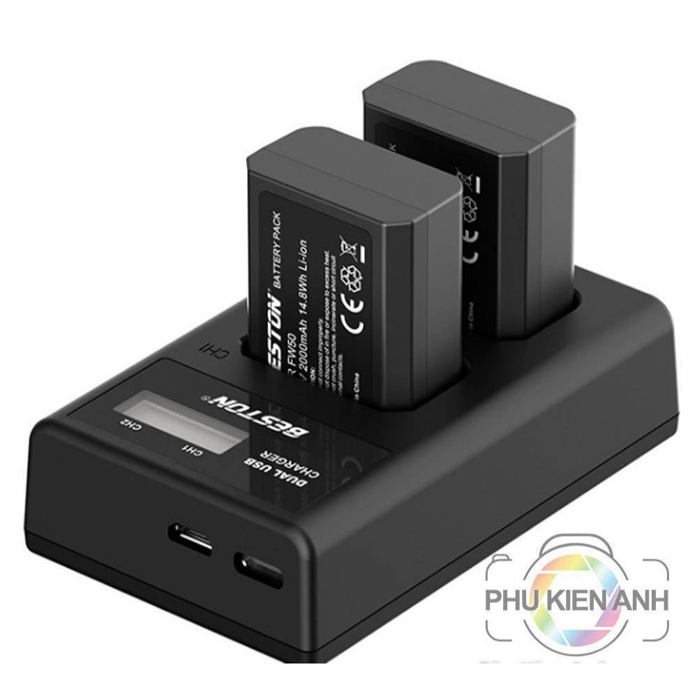 Pin sạc beston Sony FZ100 dùng cho Sony A9, A7M3, A7RM3, các dòng máy Sony sử dụng NP-FZ100