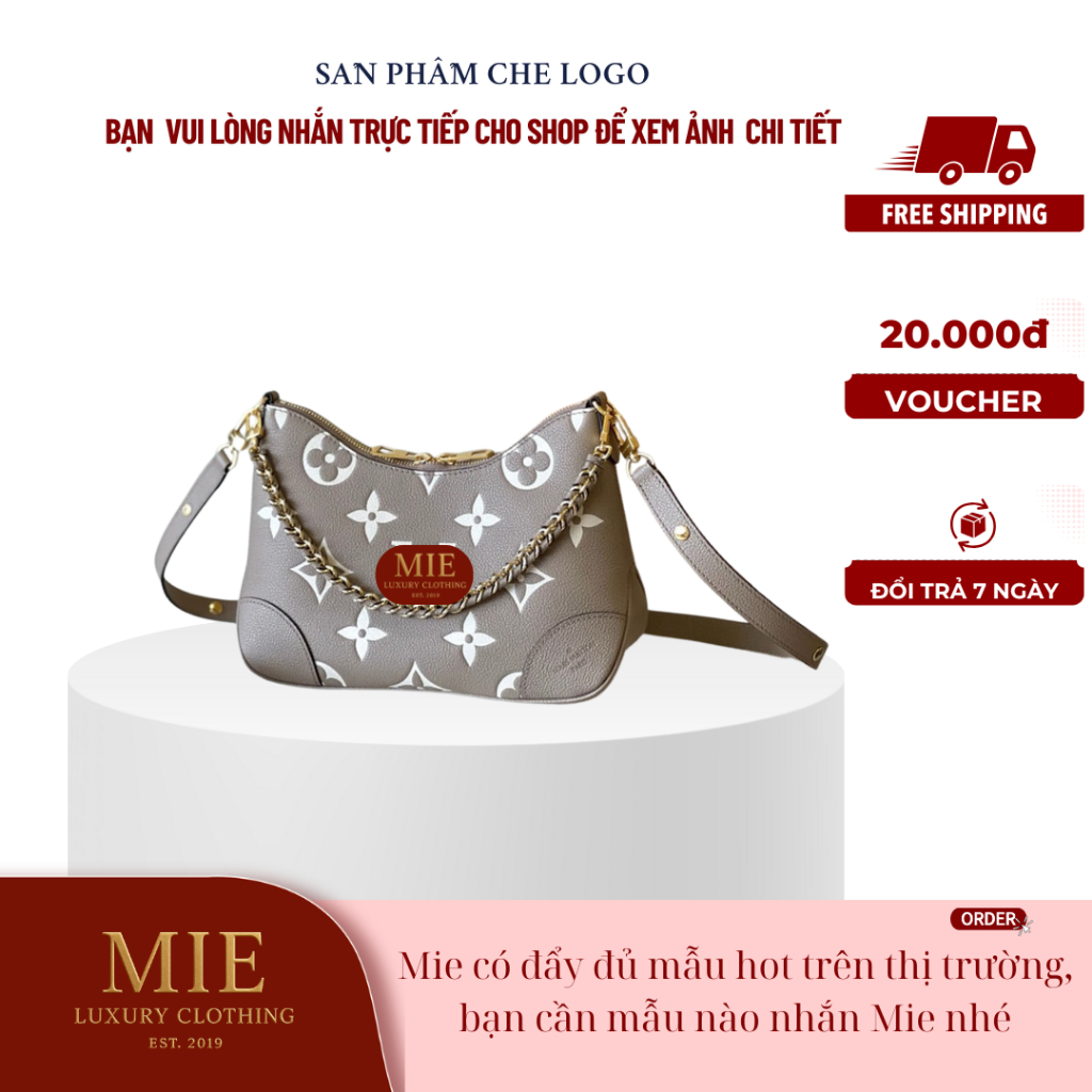 [ 𝐌𝐈𝐄 - 𝐋𝐔𝐗𝐔𝐑𝐘 𝐂𝐋𝐎𝐓𝐇𝐈𝐍𝐆 ] TÚI XÁCH  Boulogne Monogram Bag Size 25cm