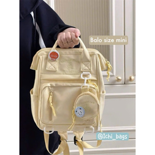 Balo mini kèm túi nhỏ có hình thêu dễ thương xinh xắn đựng vừa A4 dành cho nữ M180