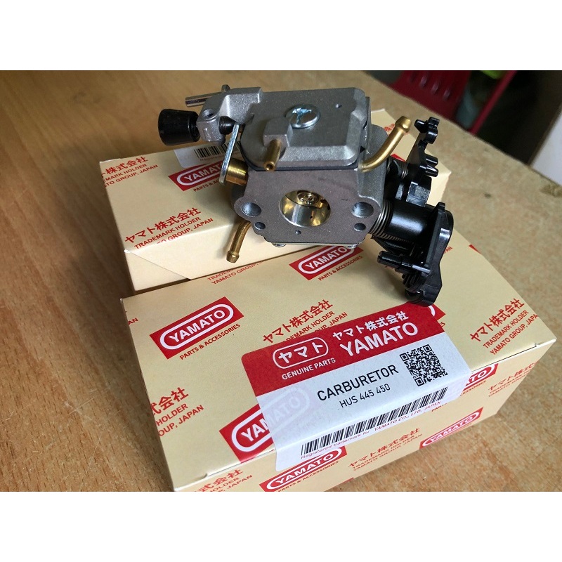 Bình xăng con ( chế hòa khí) Cuộn dây đánh lửa máy cưa xích Husqvarna 445 450