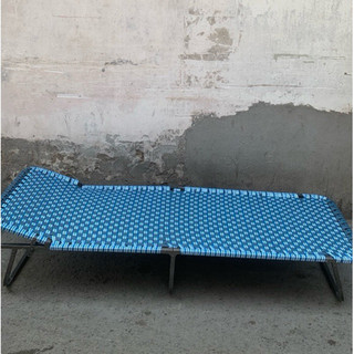Giường bố xếp gọn, giường khung sắt, dây đan.kích thước 70x190cm