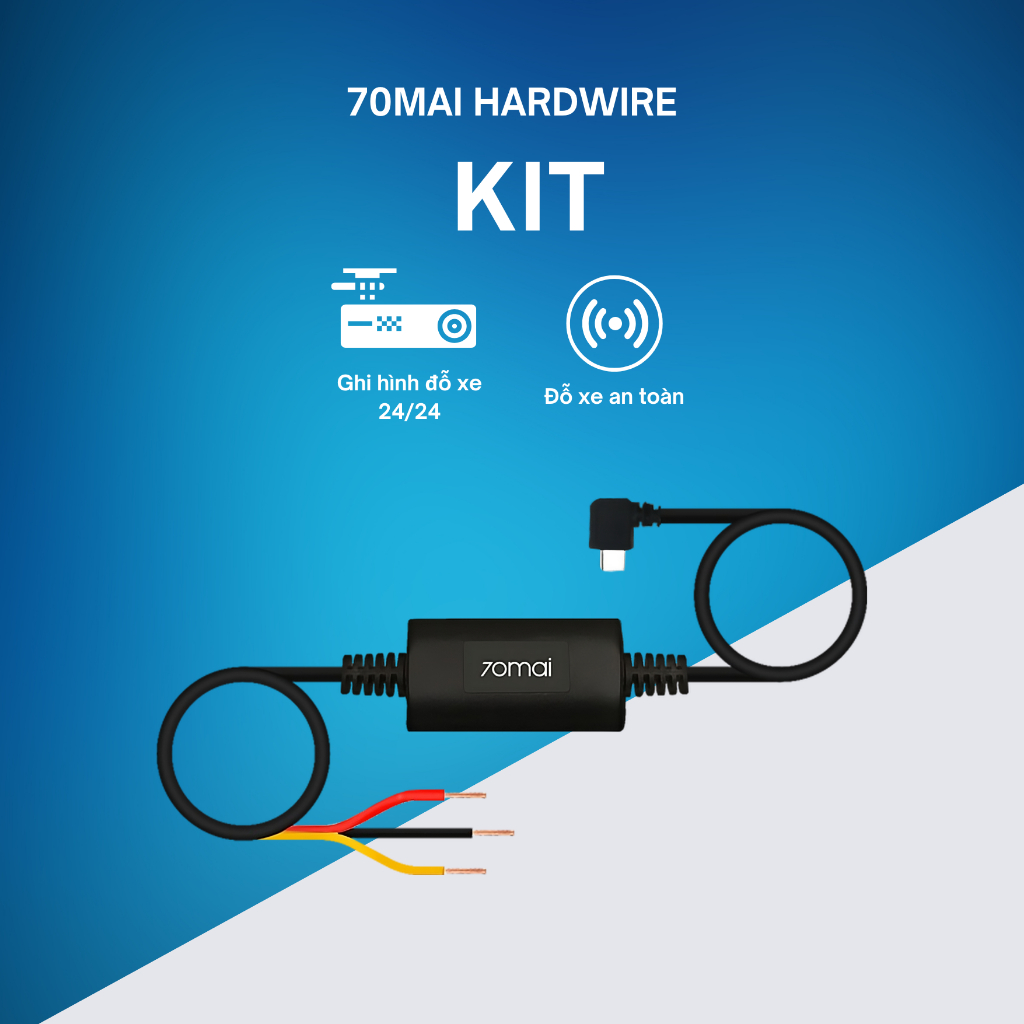 70mai Hardwire Kit Bộ kích hoạt chế độ trông xe cho camera 70mai