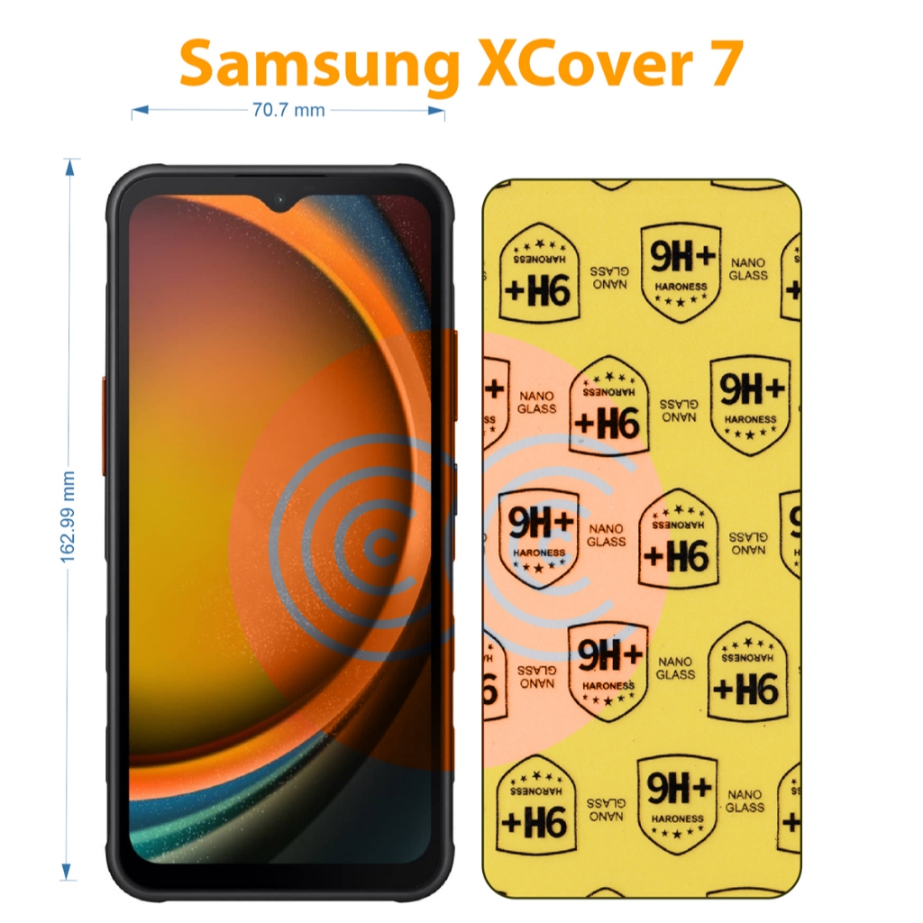 Cường lực dẻo Samsung XCover 7 , 7 Pro full màn