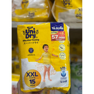  Tã quần Uni dry M15   L15   XL15   XX15 miếng 