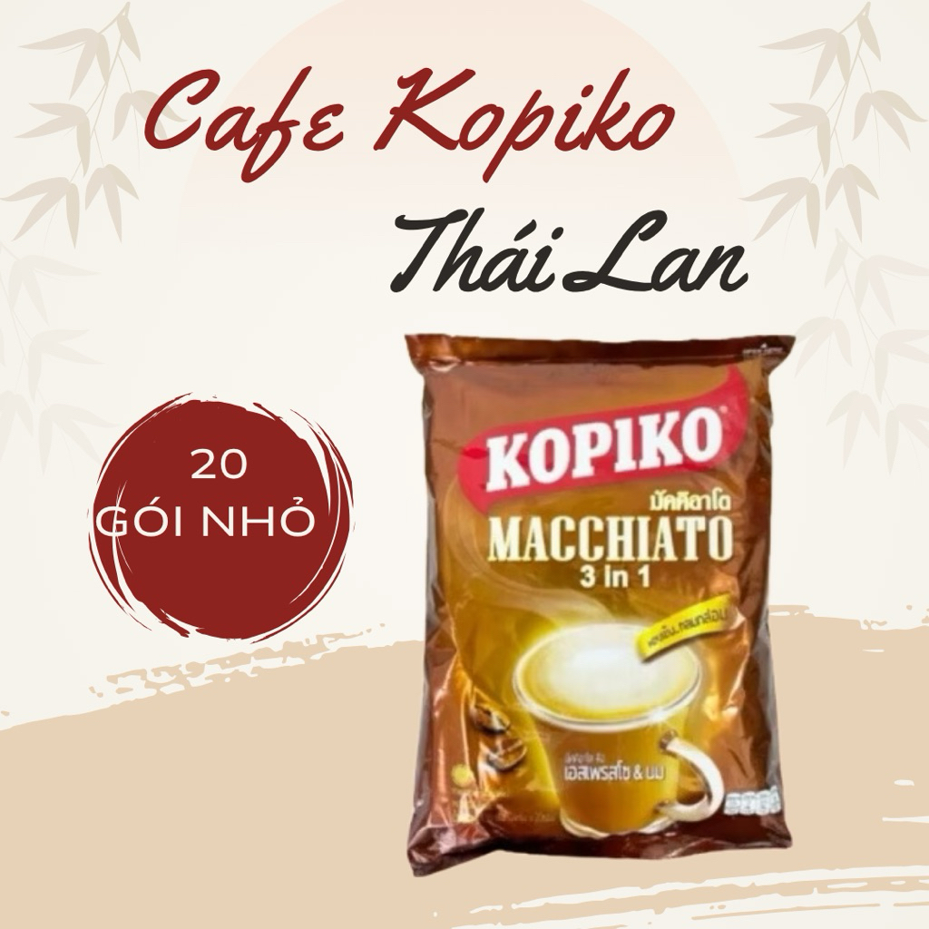 Cafe Kopiko Thái 3in1 chính hãng